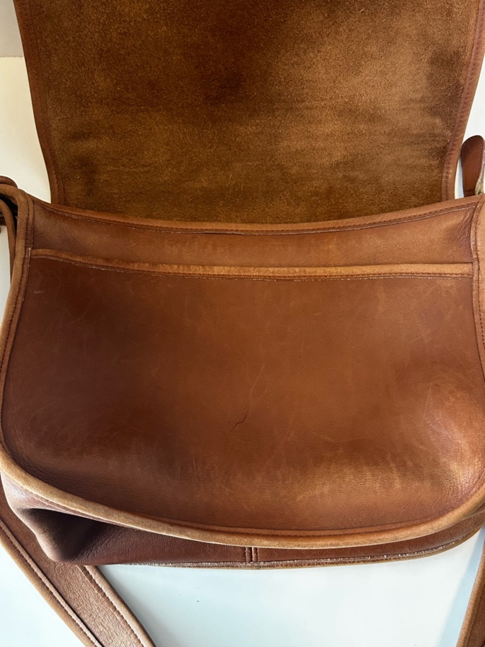 Vintage COACH 9951 Patricia’s Legacy Crossbody Brown Leather  Saddle Bag - Picture 7 of 11